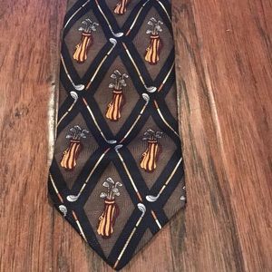 Men’s T-Time Golf Tie Golf Bag and Clubs Olive